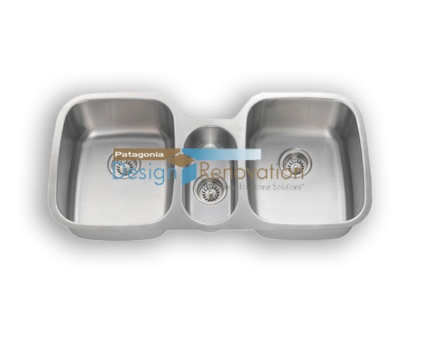 4221 Triple Bowl Stainless Steel Sink