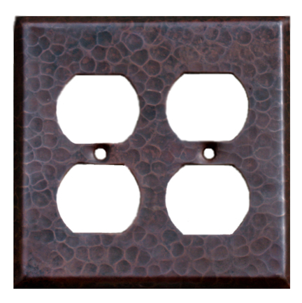 Double Socket Light Switch Cover - Click Image to Close