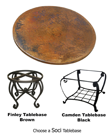 Custom Copper Table - Click Image to Close